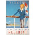 Warmond Hotel Restaurant Meerrust Holland Advertising Postcard