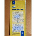 Vintage 1980's Michelin Map of Switzerland - Ar...