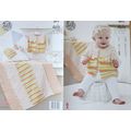 Knitting Pattern for Baby Jacket, Hat, Shoes & ...