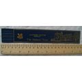 Vintage: blue leather bookmark - Dunster Castle...