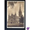Wiltshire SALISBURY Cathedral Postcard by Harve...