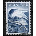 1967 Greenland Sc# 45 - Birds (Loon & Raven) - ...