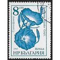 Mi 3489: 8 st. pale new blue and new blue Flowe...
