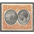 Dominica 1923 SG77 2 1/2d Black & Orange-Yellow...