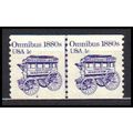 1897 1c Omnibus Fine MNH Dry Gum CNP Left 2 CA0428