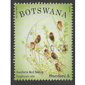 BOT 2014 (P3.50) 'BIRDS - SOUTHERN RED BISHOP' ...