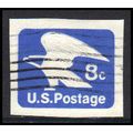 Used U557 8c Eagle Very Fine Cut Square Z2917