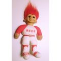 Vintage Cincinnati Reds 11" Stuffed Fabric Trol...