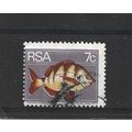 SouthAfrica.SG354 7c Bontrok Seabream.Fine Used...