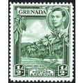 Grenada KGVI 1938 ½d Yellow Green Unmounted Min...