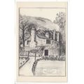 Vention House Heddons Mouth Devon Sketch Postcard
