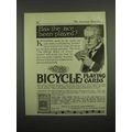 1918 Bicycle Playing Cards Ad - Has Ace Been Pl...