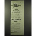 1922 Athol-Starrett Vise Ad - Correct for Bench...