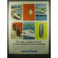 1965 Goodyear G8 Tires Ad - For safety: go where the fun is