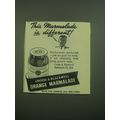 1946 Crosse & Blackwell Orange Marmalade Ad - This Marmalade is different