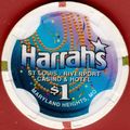 Harrahs. $1 Casino Chip. Maryland Heights, MO. ...