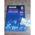 2001 England vs Finland Programme & Ticket