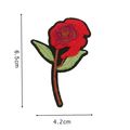 Rose Iron On Patch Flower Badge Decoration Moti...