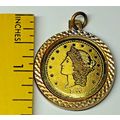 Vtg. Bicentennial 1776 Twenty Dollar Gold Tone ...