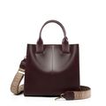 Women Genuine Leather Top Handle Shoulder Bags ...