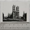 1980s postcard Westminster Abbey, London c.1890