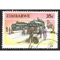 ZIMBABWE 1990: TRANSPORT - 35c USED (G19)