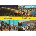 Rueck Multiview Postcard Recuerdo Benidorm
