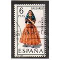 ESP 1967 6PTS 'BALEARIC COSTUMES' FINE USED (EB...