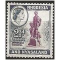Rhodesia & Nyasaland 1959 SG21 2 1/2d Purple & ...