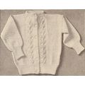 Knit Baby Pattern Baby Cardigan (1)