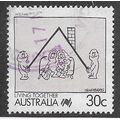AUS 1988 30c 'LIVING TOGETHER - WELFARE' FINE U...