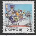 AUS 1988 37c 'LIVING TOGETHER - POSTAL SERVICES...