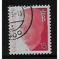 BELGIUM 1992 15F RED KING BAUDOUIN SG3111 FINE ...