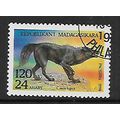 MADAGASCAR 1994 WILD ANIMALS 120FR CANIS LUPUS ...
