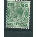 malta stamps george v sg71 sg 71 hm multiple cr...