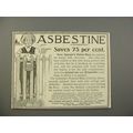 1900 Asbestine Ad w/ Speare's Paint Man - Saves