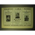 1902 Charles Scribner's Sons Ad - Wharton Cable...