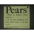 1900 Pears' Soap Ad - Pears' What a luxury Pear...