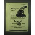 1940 Imperial Typewriter Ad - Within your reach