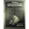 1968 Bohn Electro-printer Ad - Honestly Save Bi...