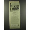 1957 London Assurance Ad - What does the London Correspondent say today?