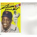 WILLIE MAYS 1954 AUTOGRAPHED NEW YORK GIANTS HO...