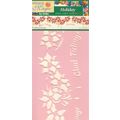 Holiday Craft Stencil - Poinsettia, Greetings, ...