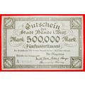 Ⰶ WESTPHALIA: GERMANY BUENDE ★ 500000 MARKS 192...