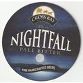 BEER MAT - CROSS BAY BREWERY - NIGHTFALL PALE B...
