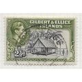 GILBERT & ELLICE ISLANDS 1939 NATIVE HOUSE USED...