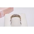 Estate .15ctw Diamond fancy Heart side 14Kt Y/G...
