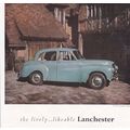 1951 LANCHESTER 14 MOTOR CAR MAGAZINE ADVERT