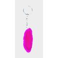 Agate Crystal key ring Slice Pink Polished Key ...