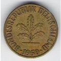 ALLEMAGNE 10 pfennig 1950